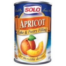 Solo Pastry Filling Apricot, 12 Ounce -- 6 Per Case