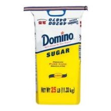 Domino Granulated Sugar, 25 Pound Bag