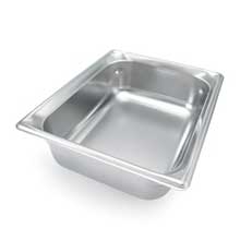 Vollrath Super Pan, One Half Size,18-8 Stainless Steel,dimensions 10 3/8 X 12 13/16 Inches, 8.5 Ltrs