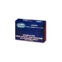 Handy Wacks High Density Polypropylene Interfolded All Purpose 15 X 10.75 Inch Wrap, 1000 Count -- 8 Per Case