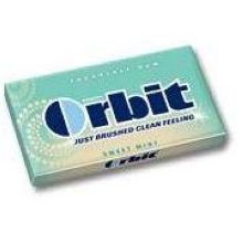 Wrigley Sweetmint Orbit Bubble Gum -- 60 per case.