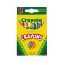 Crayola Original 8 Crayons, Peggable Box -- 48 Per Case
