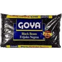 Goya Dry Black Beans - 10 lb. bag, 3 bags per case