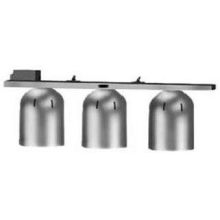 Nemco Food Equipment Single Row Suspension Bar Heat Lamp - 3 Bulb, 120 Volt.