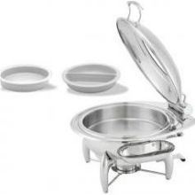 Walco Idol Stainless Round Chafer Kit, 7 Quart Capacity