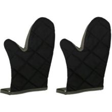 Chef Revival Black Flame Resistant Pyrotex Oven Mitt, 13 Inch -- 12 Pairs Per Case
