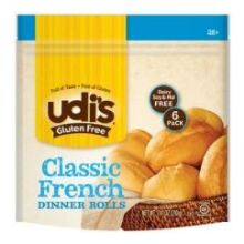 Udi's Classic French Dinner Roll, 7.4 Ounce -- 8 Per Case