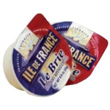 Ile De France Brie Cheese Slice, Single Serve, 4.4 Ounce -- 12 Per Case