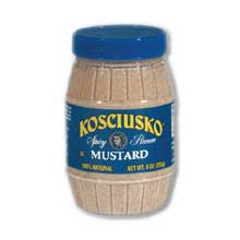 Kosciusko Spicy Brown Mustard, 9 Ounce -- 12 Per Case
