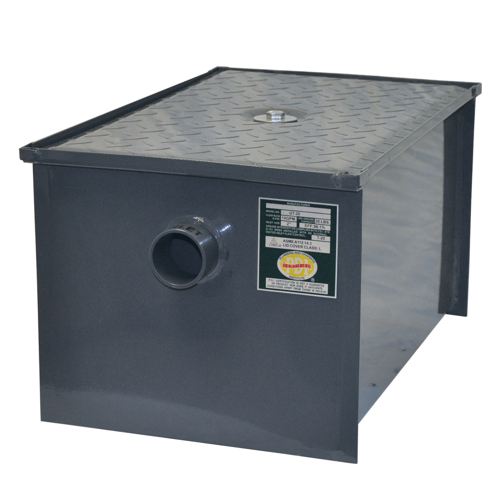 John Boos Grease Trap, 30 Pound Capacity.