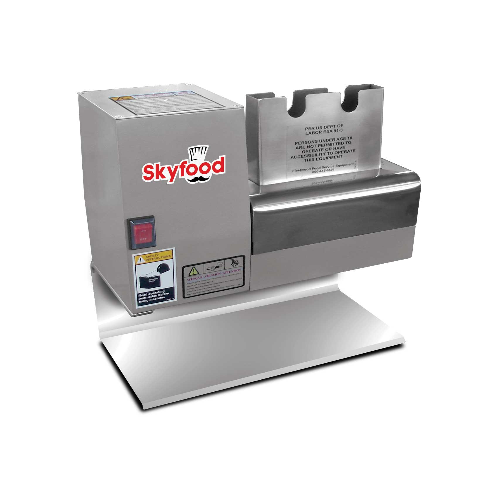 Skyfood Electric Meat Tenderizer, 15 3/8 X 7 3/4 X 16 3/8 Inch