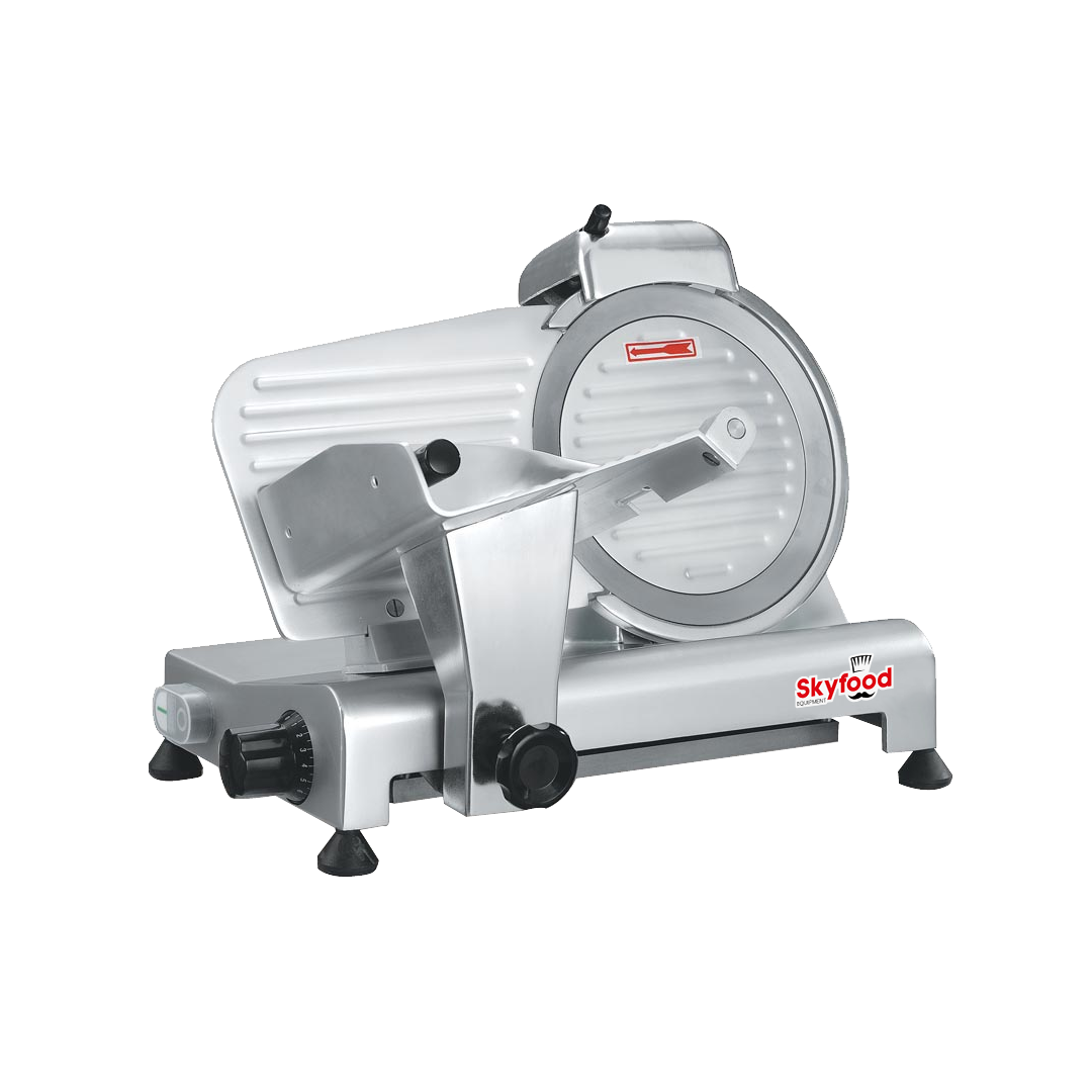 Skyfood 110 Volt Economy Slicer With Stainless Steel Blade, 10 Inch Dia