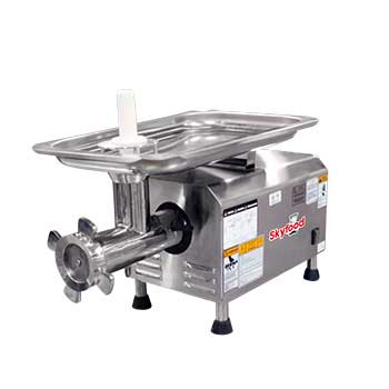 Skyfood Number 22 Hub Cast Iron Bench Style Meat Grinder, 660 Pound Capacity Per Hour