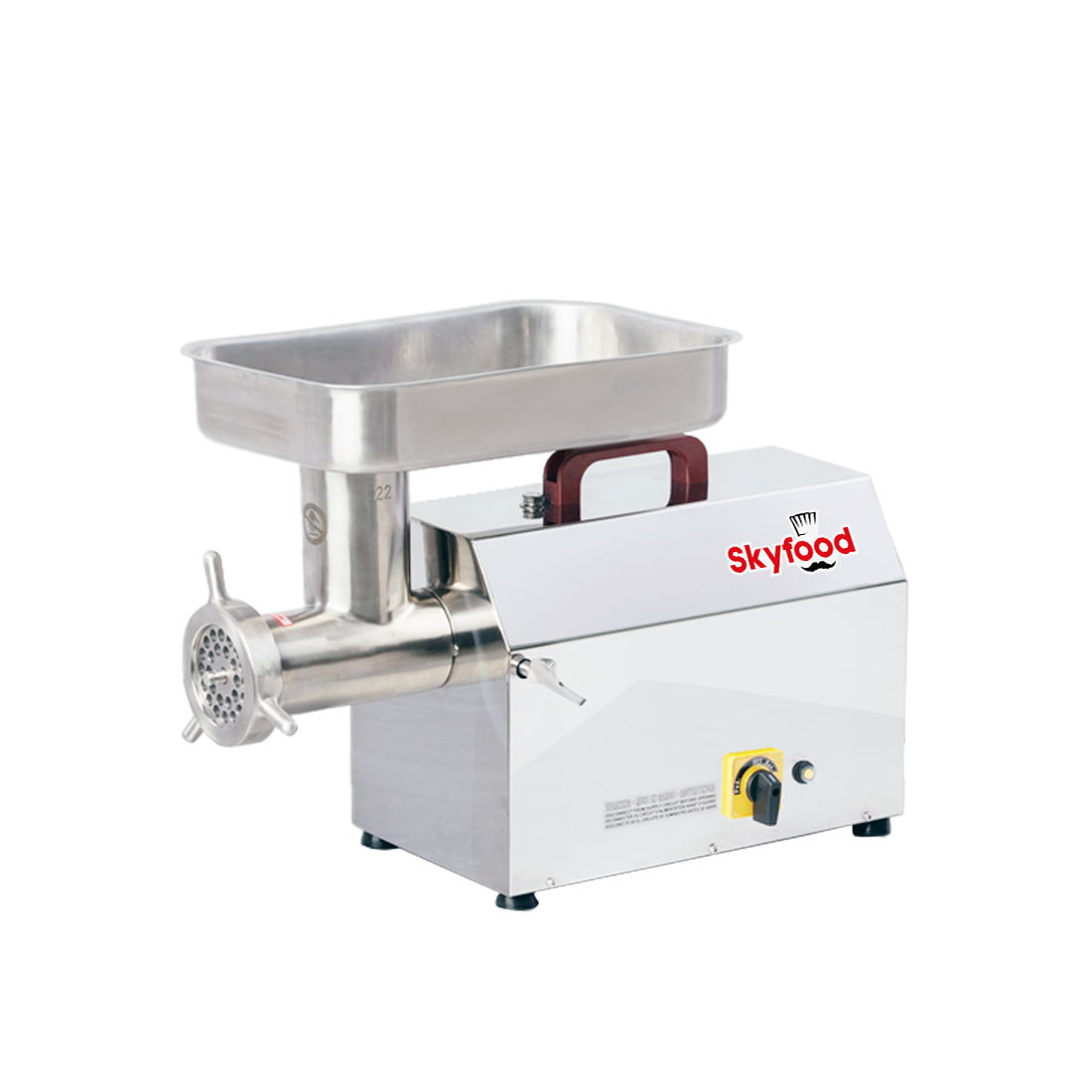 Skyfood Number 22 Hub Countertop Economy Meat Grinder, 12.6 X 23.6 X 16.4 Inch