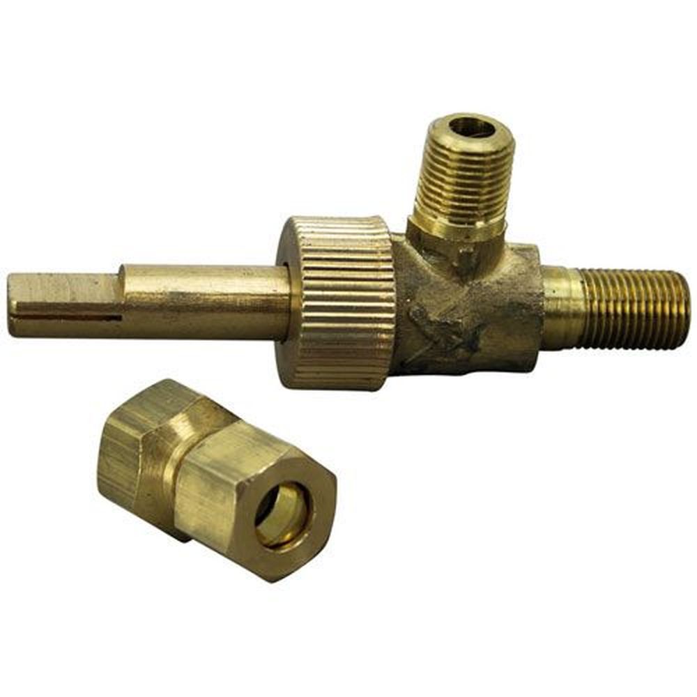 AllPoints ALL521014 1/8 inch Gas Burner Valve with 5/16 inch Tubing Outlet
