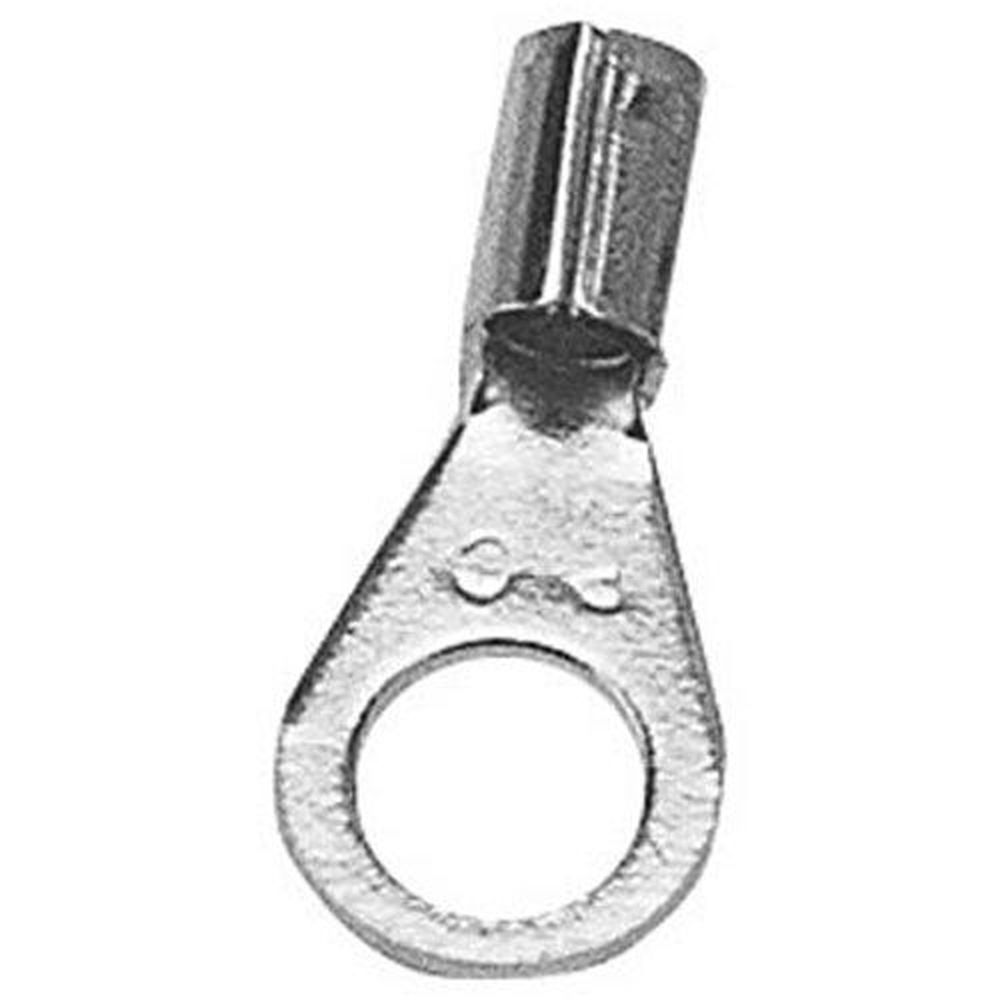 Allpoints All851006 10, 12 Gauge Stud Number 6 Ring Terminal, 100 Count