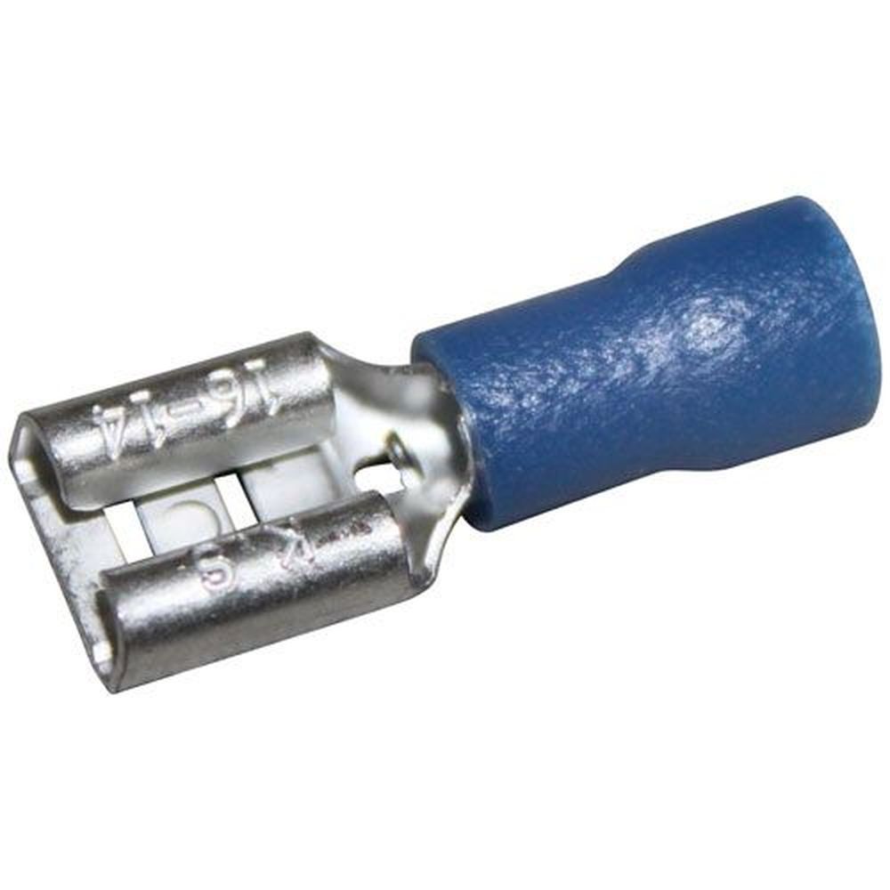 Allpoints All851032 14, 18 Gauge Female Flat Wire Disconnects, 100 Count