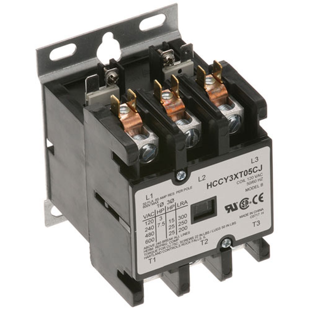 Champion Cha105514 Hartland 110/120 Volt 50/65 Amp 3 Pole Contactor