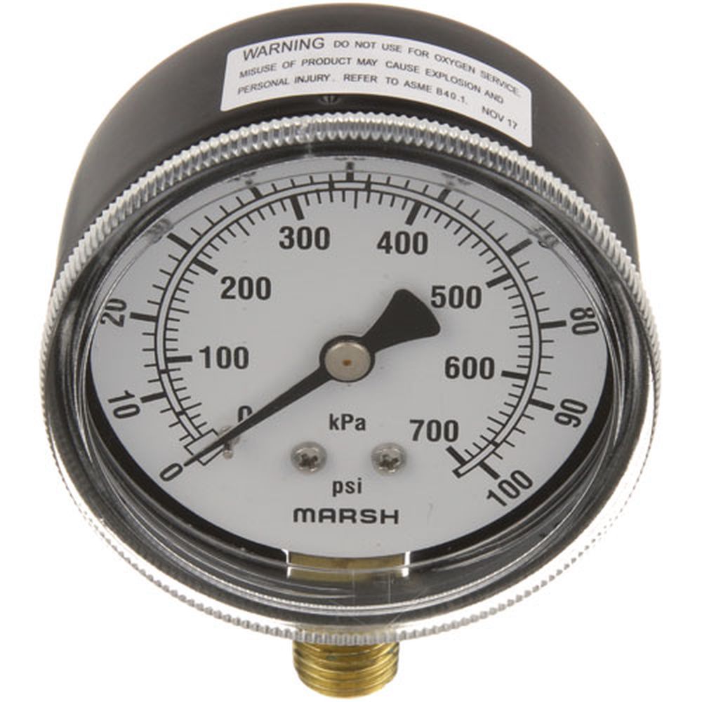 Cleveland Cle07169 0, 100 Psi Pressure Gauge