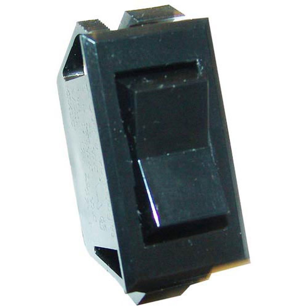 Garland GAR1358900 SPDT On/Off/On 3 Tab Black Rocker Switch, 9/16 x 1-1/8 inch