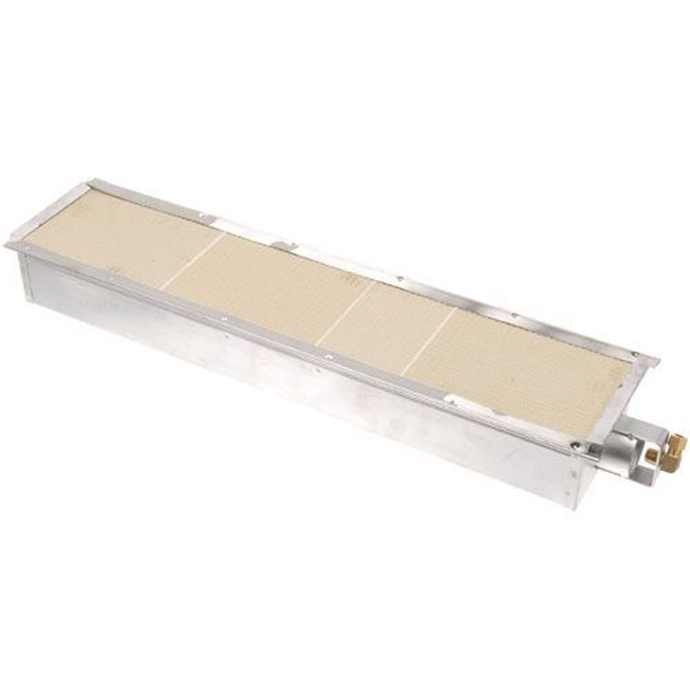Garland Infrared Burner With Number 40 Natural Gas Orifice For Garland Part Number Ck222106-2, 28-1/4 X 6-3/4 Inch