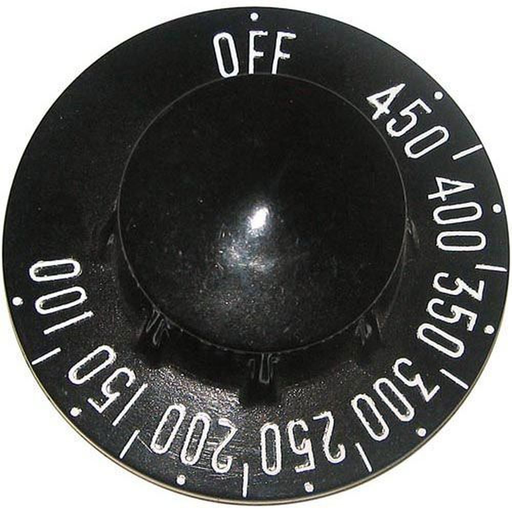 Groen Off 450 - 100 Black with White Printed Thermostat Knob for Groen Part Number 128525