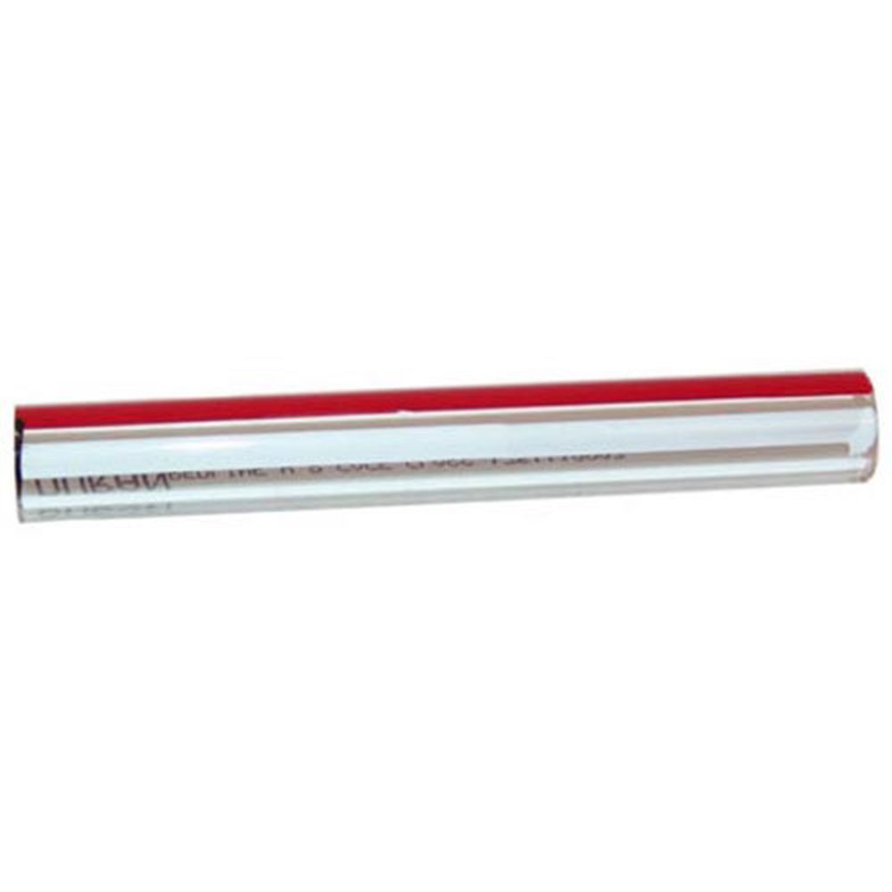 Groen GROZ008742 Glass Red and White Stripe Tube