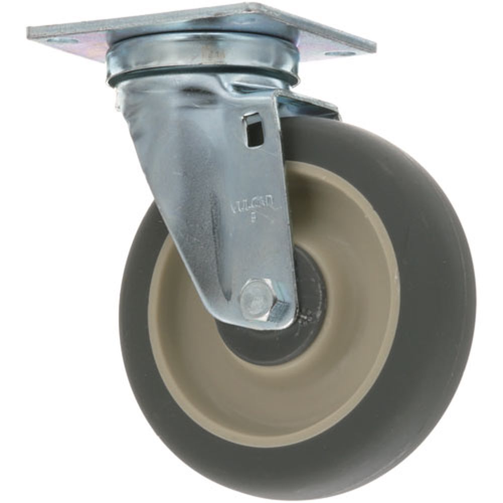 Hobart Hob00-497001-00001 Grey Swivel Plate Mount Caster, 5 Inch Width