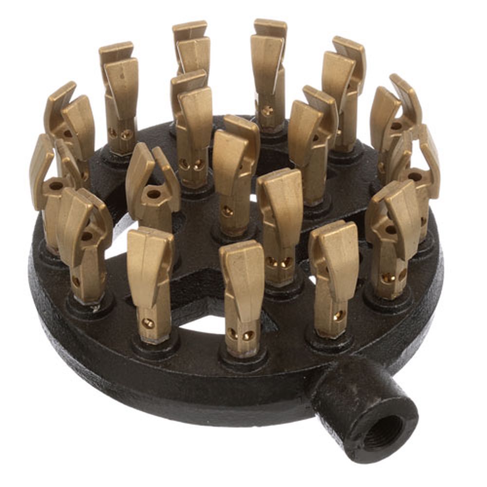 Imperial Imp1270 Cast Iron Natural Gas Duck Jet Burner, 8 Inch Dia