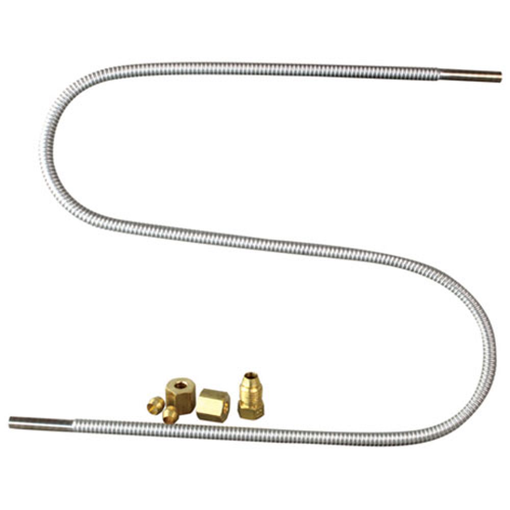 Imperial IMP37001-24 Corrugated Stainless Steel Flex Tube Kit, 3/16 x 24 inch