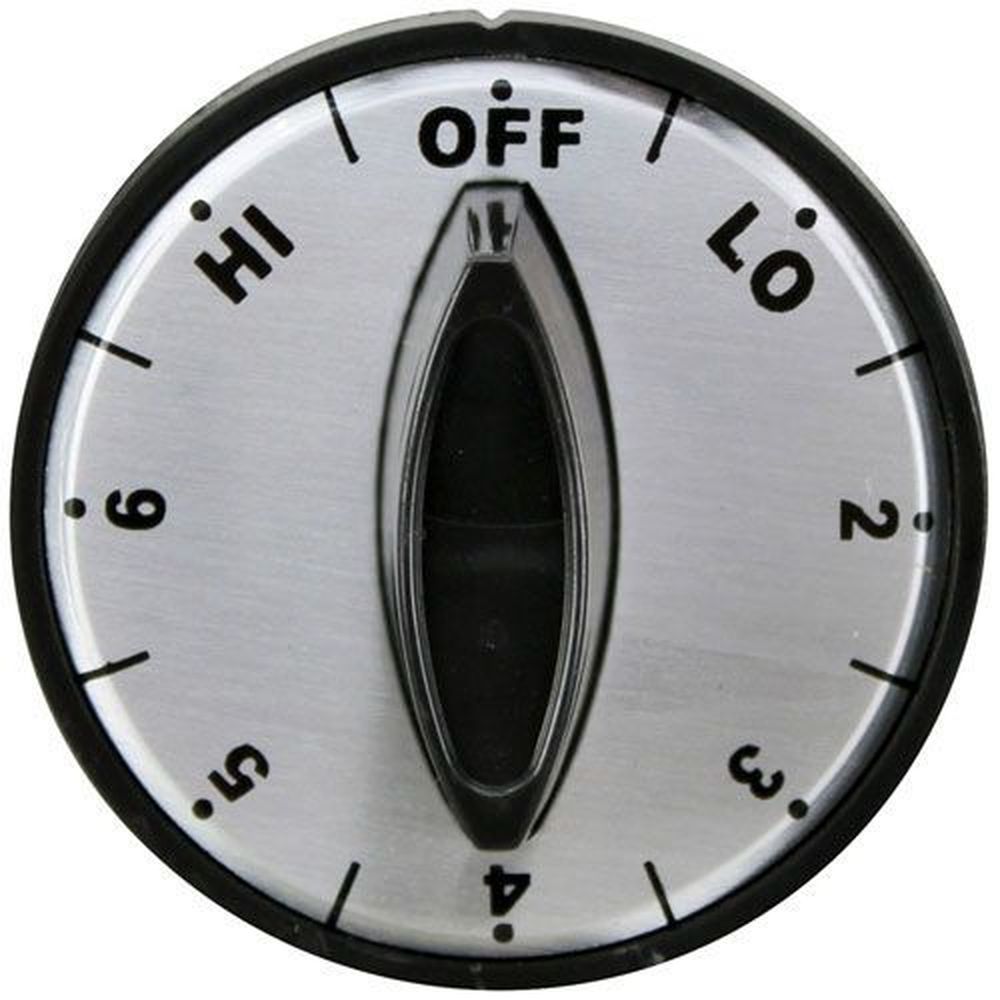 Nemco OFF-LO-2-6-HI Chrome Face Knob for Nemco Part Number 45391, 2 inch Dia.
