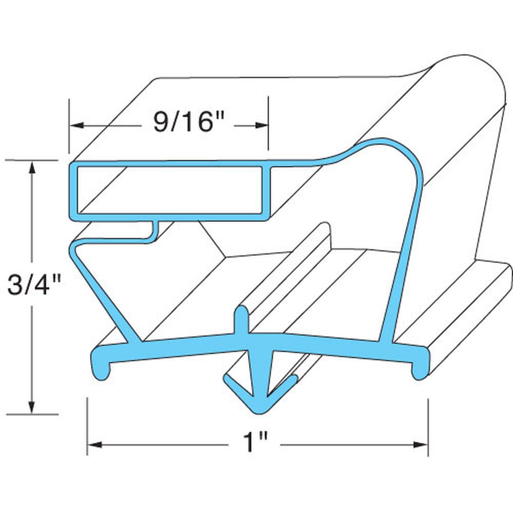 Perlick Pek66237-4 Door Gasket, 29 1/2 X 21 3/4 Inch