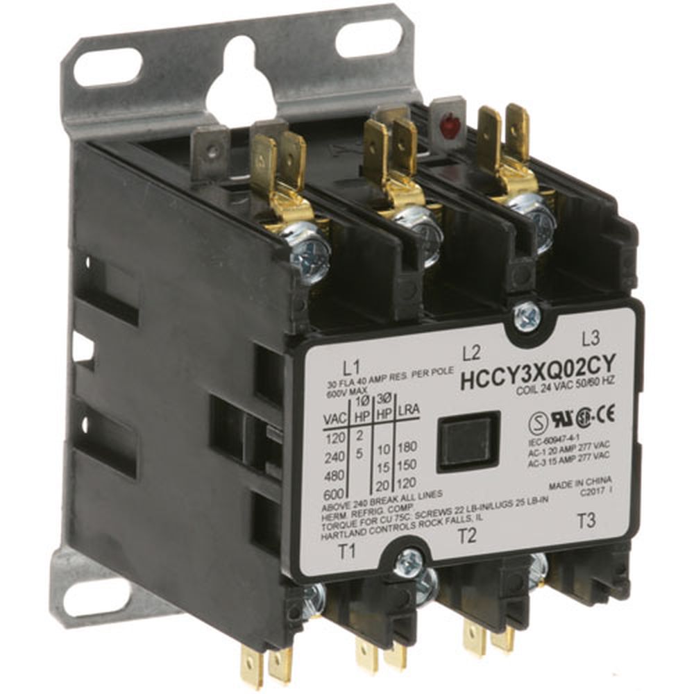Stoelting Stg295109 Hartland 24 Volt 3 Pole Contactor