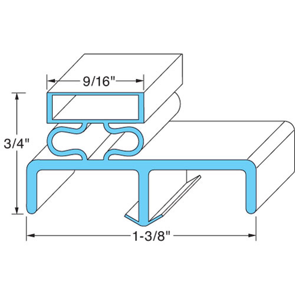Victory Vic50596901 Door Gasket, 23 1/2 Inch X 28 1/4 Inch