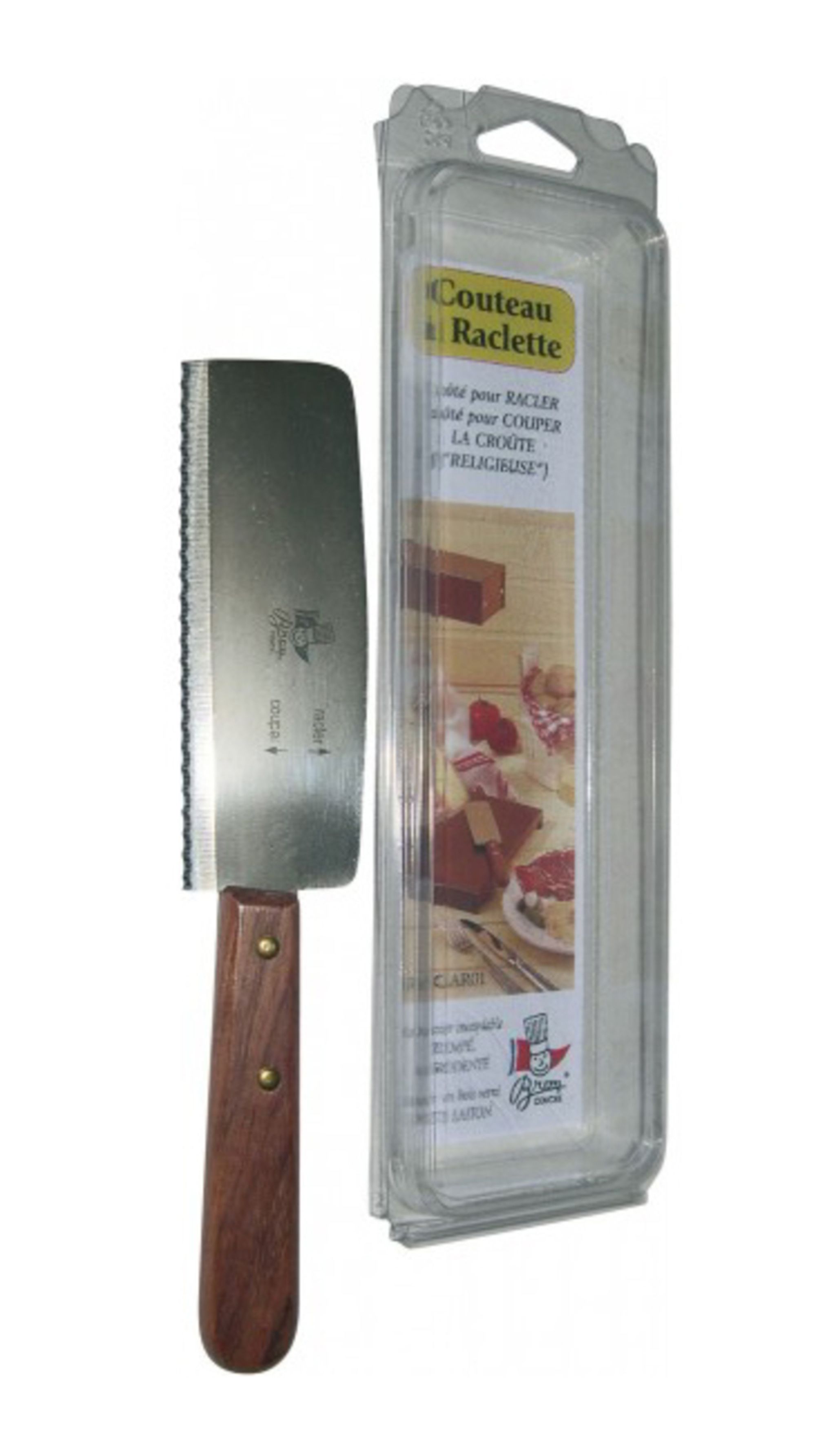 Louis Tellier Alpage Basalt Raclette With Knife, 15.5 X 8.5 X 12 Inch