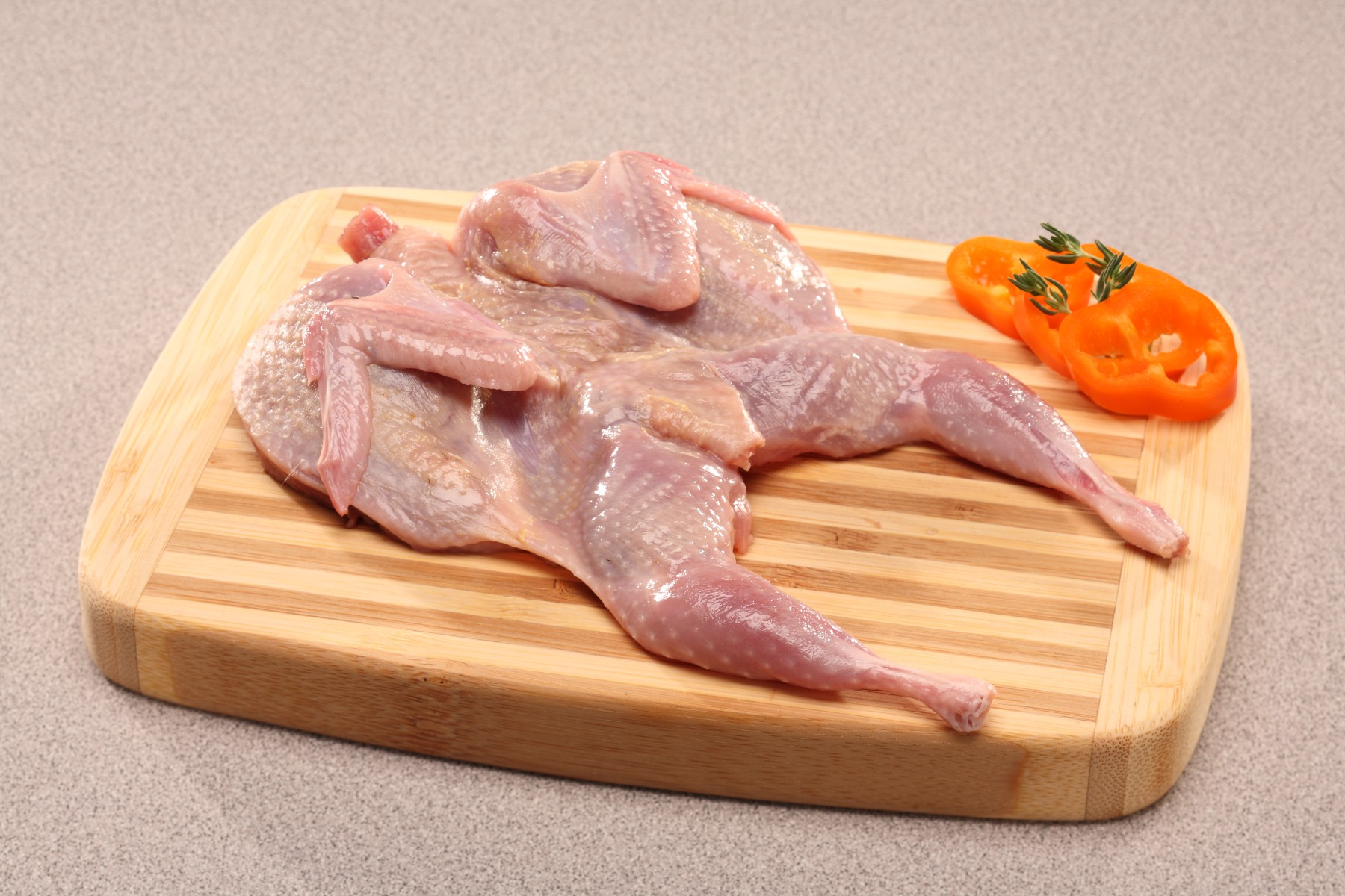 Manchester Farms Breast Cut Bone In Marinated Quail, 8 Count -- 6 Per Case