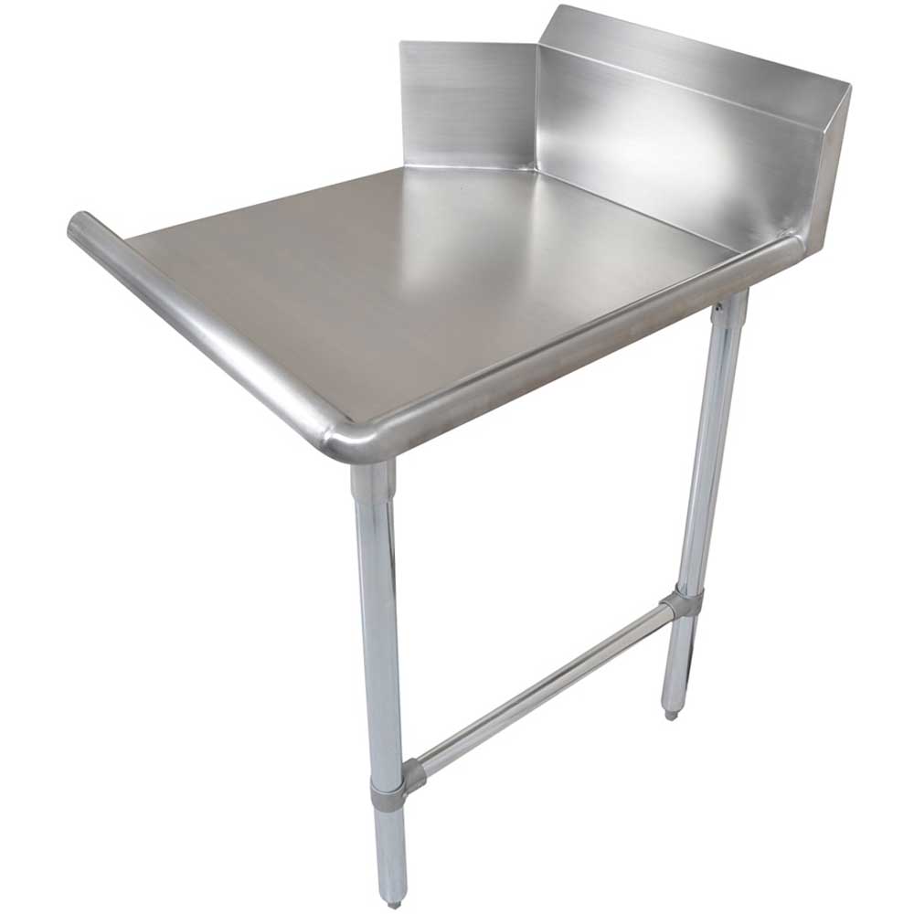 John Boos 14 Gauge Stainless Steel 300 Series Clean Straight Right Dishtable, 144 Inch Length