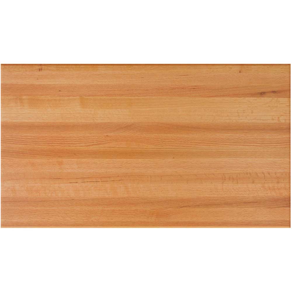 John Boos Tuff Var Finish Rectangular Red Oak Butcher Block Top, 96 x