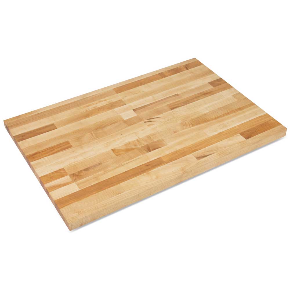 John Boos Non Reversible Oil Finish Hard Maple Bakers Table