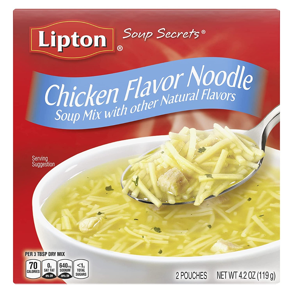 Lipton Savoury Soup Secrets Chicken Noodle Soup - 2 envelopes per