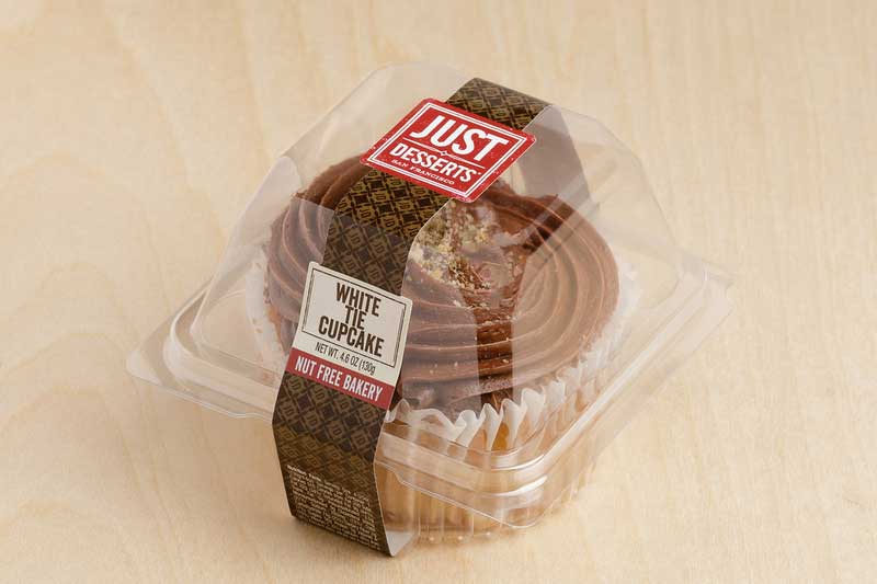 Just Desserts White Tie Cupcake, 4.6 Ounce -- 6 Per Case