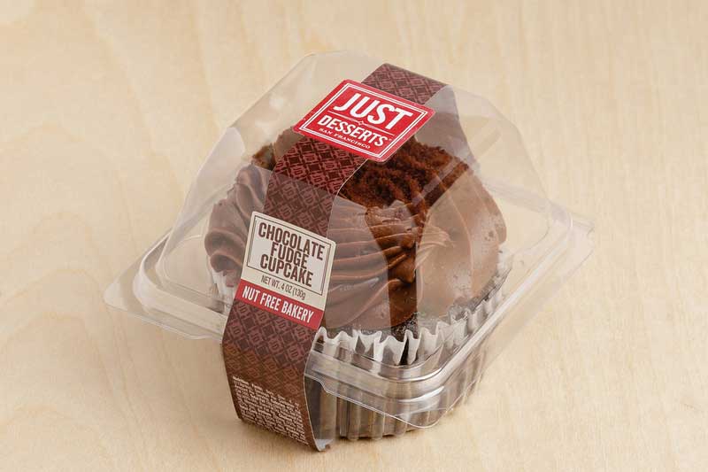Just Desserts Chocolate Fudge Cupcake, 4.4 Ounce -- 6 Per Case