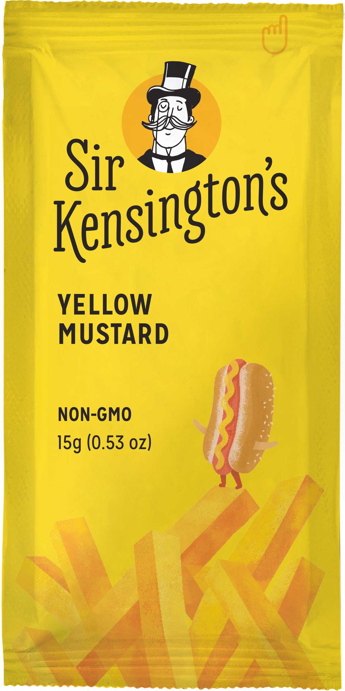 Sir Kensington's 15 Gram Yellow Mustard Packet, 50 Count -- 1 Each