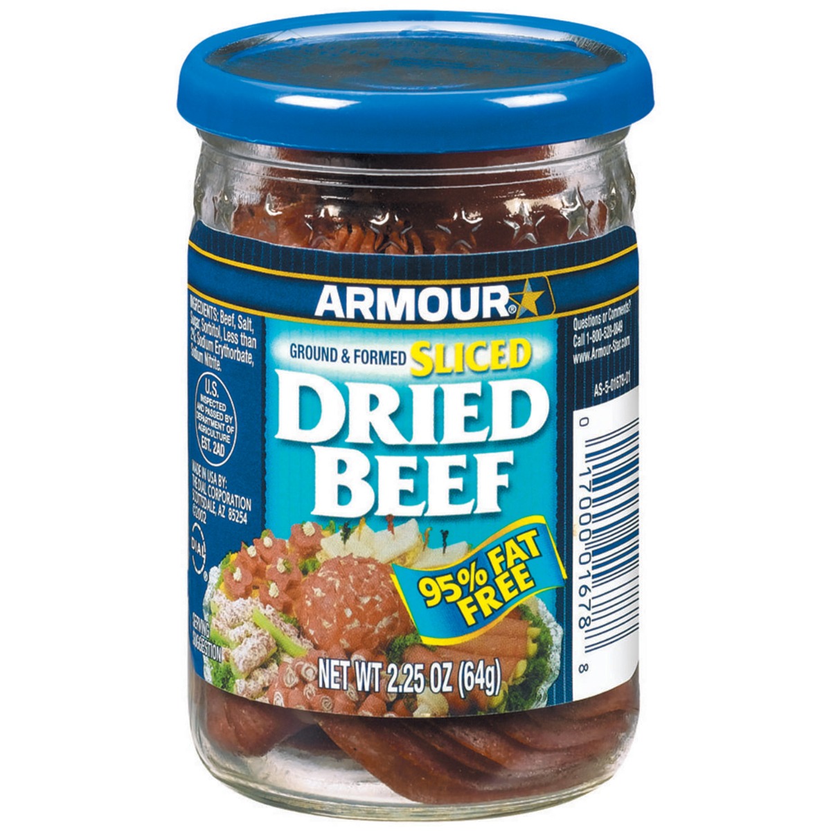 Armour Sliced Dried Beef, 2.25 Ounce -- 12 Per Case