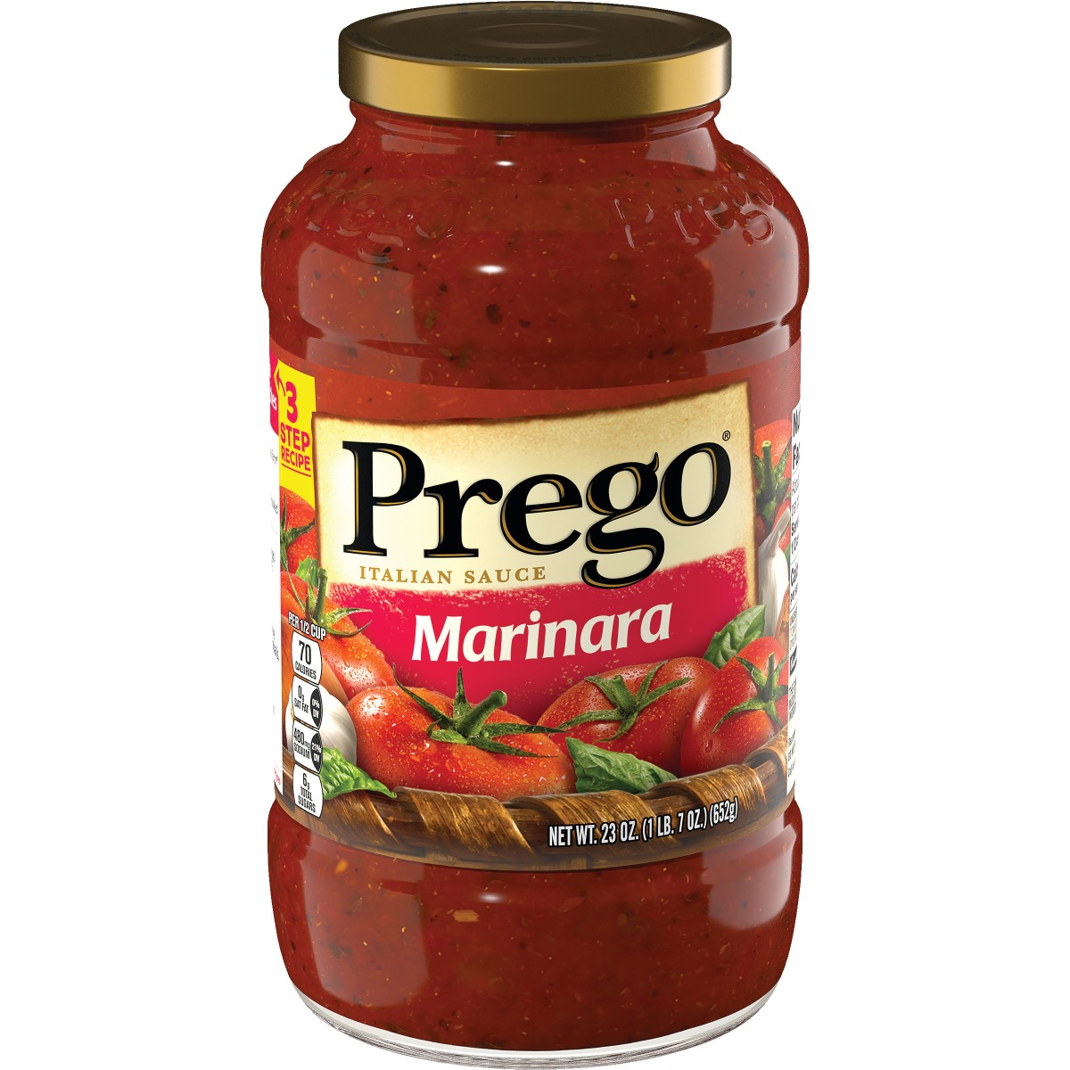 Prego Marinated Spaghetti Sauce, 24 Ounce, 3 Count -- 4 Per Case