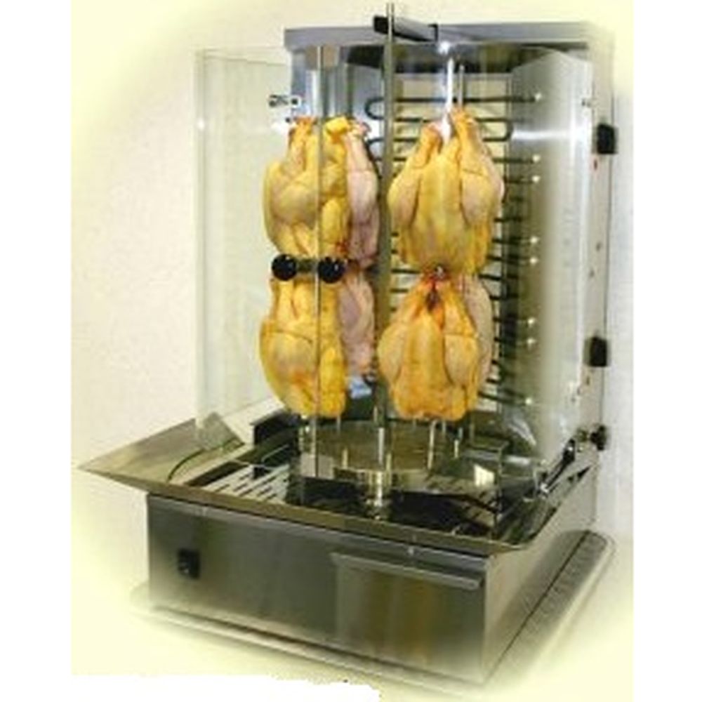 Equipex Roller Grill Gyro Grill, 55 Pound Meat Capacity