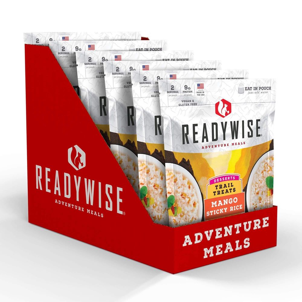 Readywise Trail Treats Mango Sticky Rice, 16 Ounce -- 50 Per Case