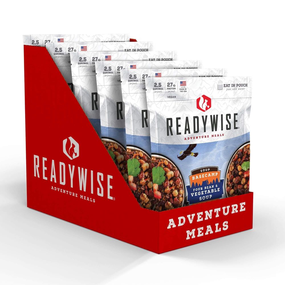 Readywise Basecamp Four Bean And Vegetable Soup, 16 Ounce -- 50 Per Case