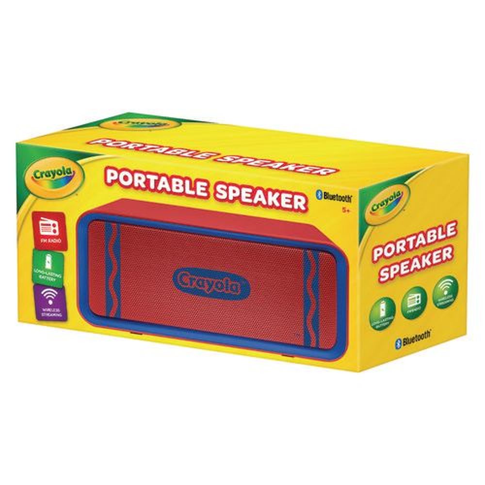 Enceinte Karaoké Crayola Bluetooth - Micro Et Batterie Inclus - FM Radio - Noir/Jaune
