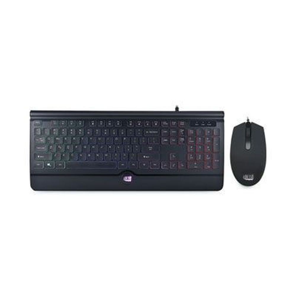 Adesso Black Usb Backlit Gaming Keyboard And Mouse Combo
